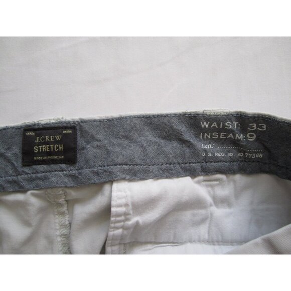 Men's J Crew Cotton Stretch Casual Shorts Sz 33 (MP343) - Picture 2 of 8